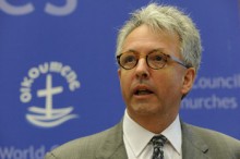 David Woods at the first full meeting of the new Central Committee of the World Council of Churches